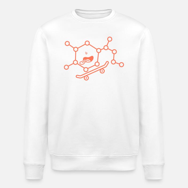 Chemist Chemistry Science Atom Molecule - Stanley/Stella ROLLER Unisex Organic Sweatshirt - white