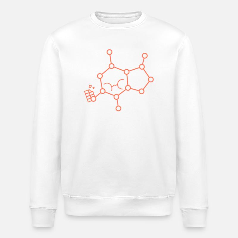 Chimiste Chimie Science Atome Molécule - Sweat bio ROLLER Stanley/Stella Unisexe - blanc