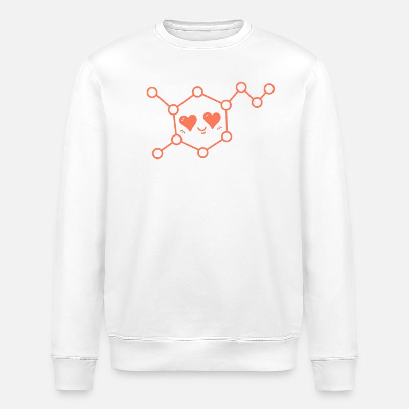 Chimiste Chimie Science Atome Molécule - Sweat bio ROLLER Stanley/Stella Unisexe - blanc