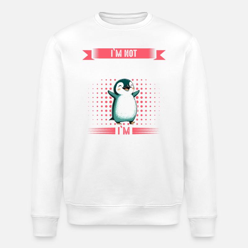 Manchots Pingouins Animal - Sweat bio ROLLER Stanley/Stella Unisexe - blanc