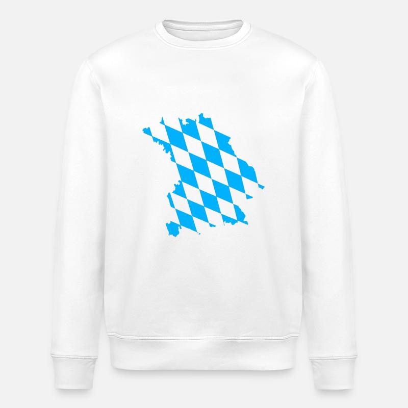 Land libre de Bavière Bavière - Sweat bio ROLLER Stanley/Stella Unisexe - blanc