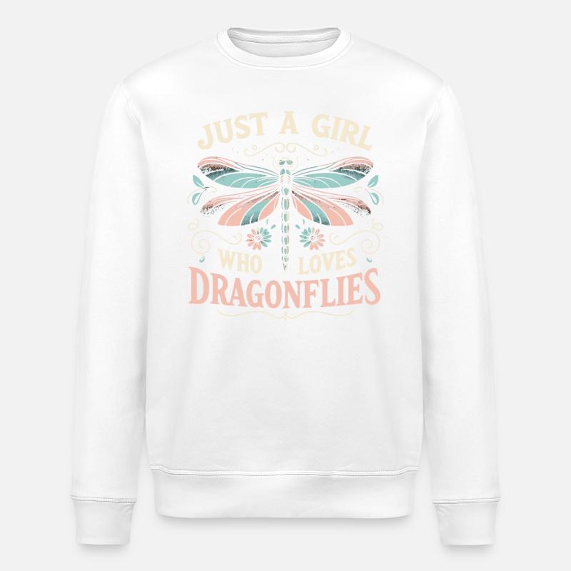 libellule libellules insectes nature - Sweat bio ROLLER Stanley/Stella Unisexe - blanc