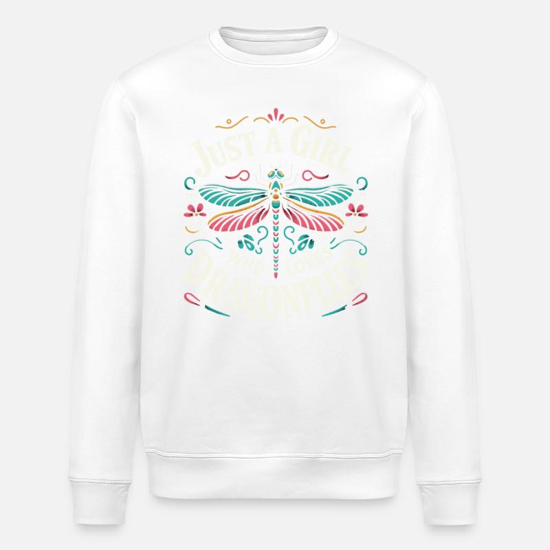 libellule libellules insectes nature - Sweat bio ROLLER Stanley/Stella Unisexe - blanc