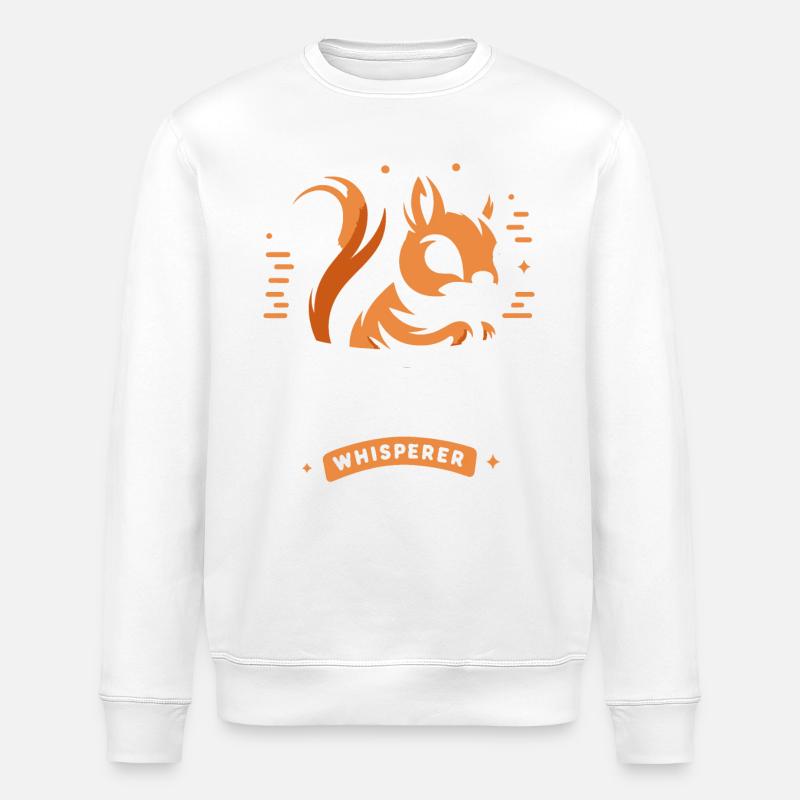 Écureuil, Animal, Rongeur - Sweat bio ROLLER Stanley/Stella Unisexe - blanc