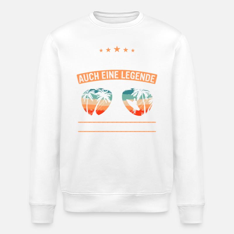 Retraite partielle ATZ - Sweat bio ROLLER Stanley/Stella Unisexe - blanc
