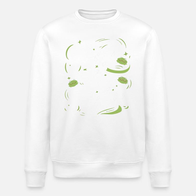 Frog Toad - Stanley/Stella ROLLER Unisex Organic Sweatshirt - white