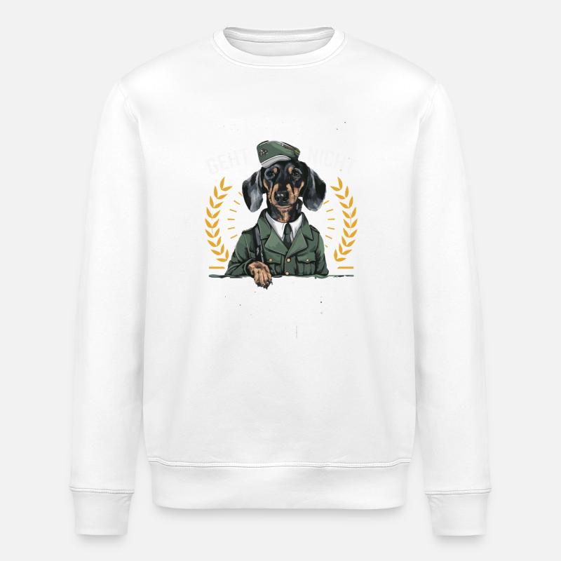 Teckel Teckel Chien Chiens - Sweat bio ROLLER Stanley/Stella Unisexe - blanc