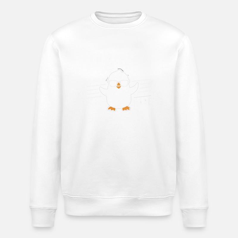 Pingouin, petits pingouins, manchot empereur - Sweat bio ROLLER Stanley/Stella Unisexe - blanc