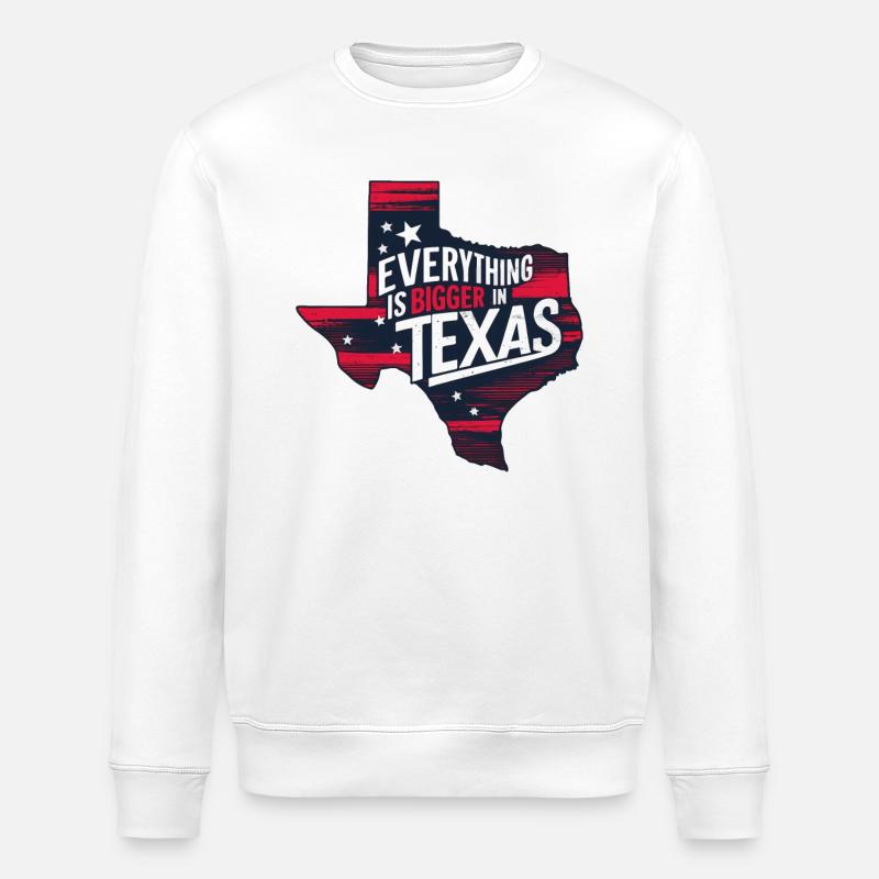 Texas State Texans Texas - Sweat bio ROLLER Stanley/Stella Unisexe - blanc