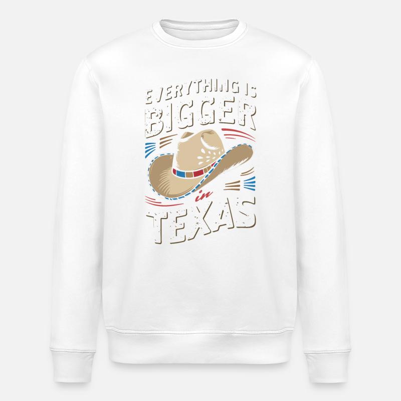 Texas State Texans Texas - Sweat bio ROLLER Stanley/Stella Unisexe - blanc
