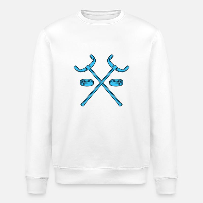 Shuffleboard Shoveboard Shuffleboarding - Sweat bio ROLLER Stanley/Stella Unisexe - blanc