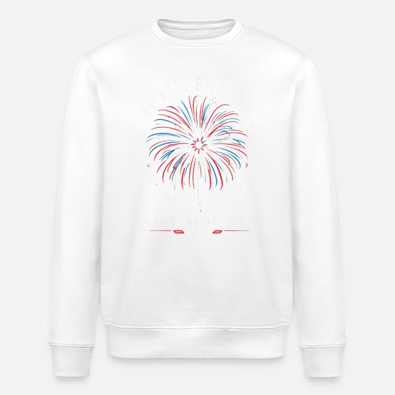 Pyrotechnie Feux d’artifice Pyrotechnie - Sweat bio ROLLER Stanley/Stella Unisexe - blanc