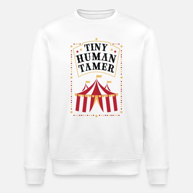 Cirque Carnaval Carnaval - Sweat bio ROLLER Stanley/Stella Unisexe - blanc