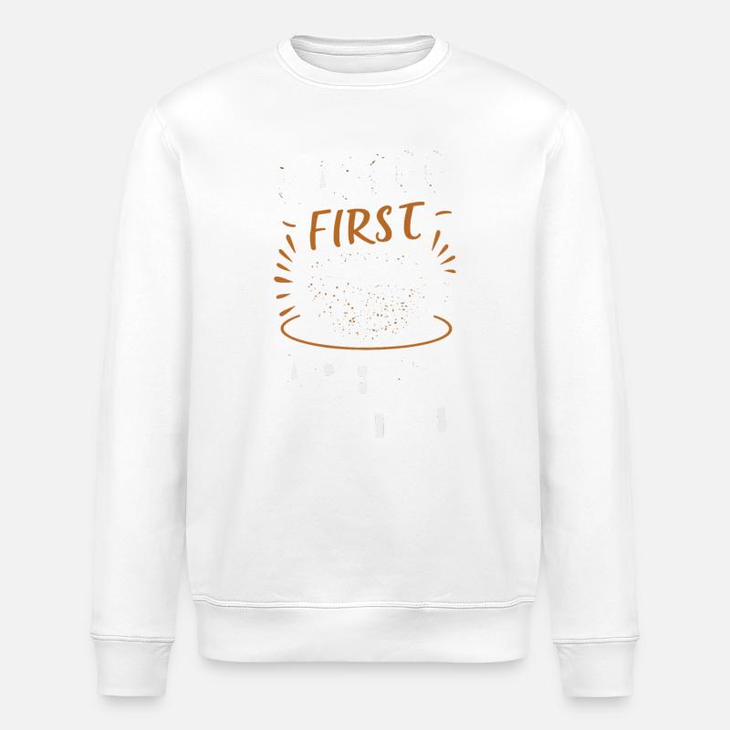 Kaffee Coffee Kaffeetrinker Kaffeeliebhaber - Stanley/Stella Unisex Bio-Sweatshirt ROLLER - Weiß