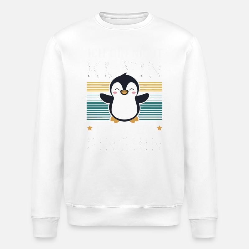 Pingouin Petits pingouins Pingouin empereur - Sweat bio ROLLER Stanley/Stella Unisexe - blanc