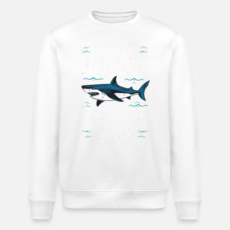 Requin Requin Requins Requin - Sweat bio ROLLER Stanley/Stella Unisexe - blanc