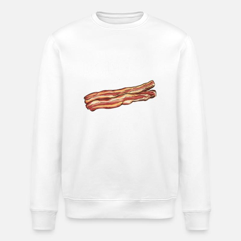 Bacon Petit-déjeuner Bacon - Sweat bio ROLLER Stanley/Stella Unisexe - blanc