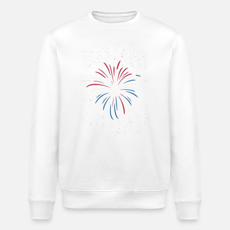 Pyrotechnie Feux d’artifice Pyrotechnie - Sweat bio ROLLER Stanley/Stella Unisexe - blanc