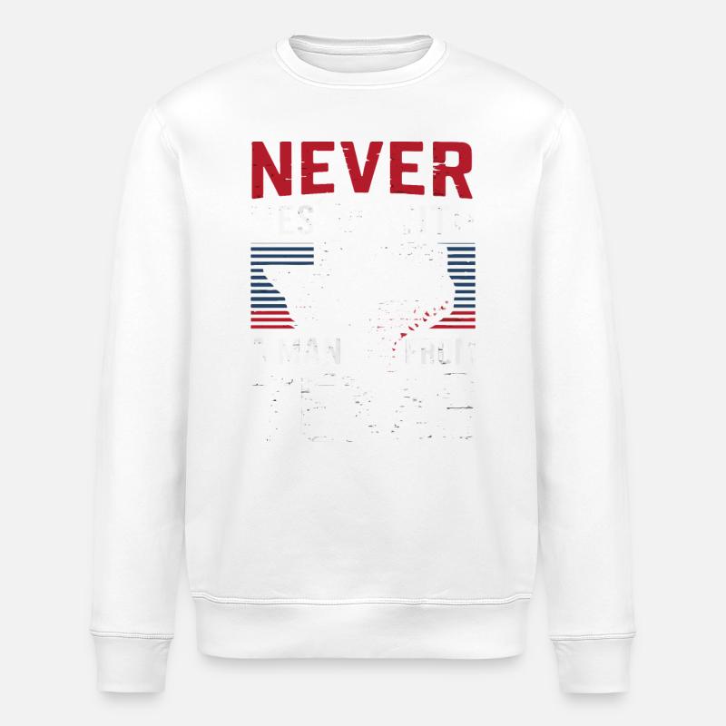 Texas State Texans Texas - Stanley/Stella ROLLER Unisex Organic Sweatshirt - white