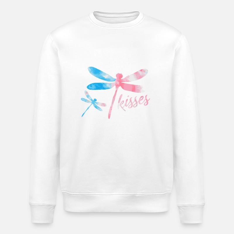 Libellule Libellules Insectes Nature - Sweat bio ROLLER Stanley/Stella Unisexe - blanc