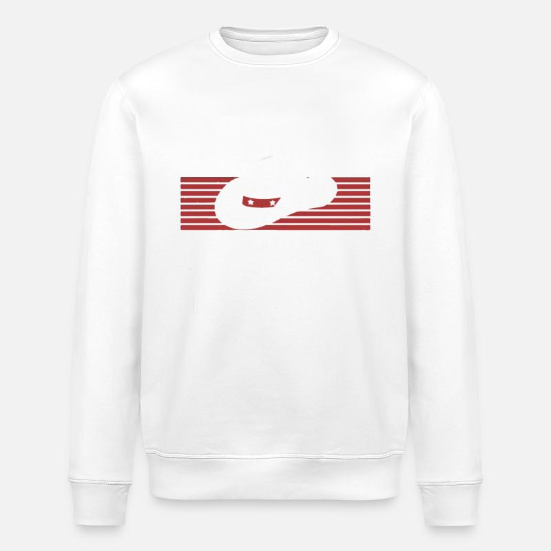 Texas State Texans Texas - Stanley/Stella ROLLER Unisex Organic Sweatshirt - white
