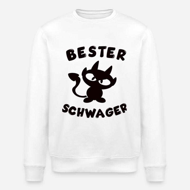cool meilleur beau-frère design - Sweat bio ROLLER Stanley/Stella Unisexe - blanc