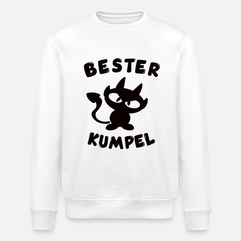 conception cool meilleur copain - Sweat bio ROLLER Stanley/Stella Unisexe - blanc