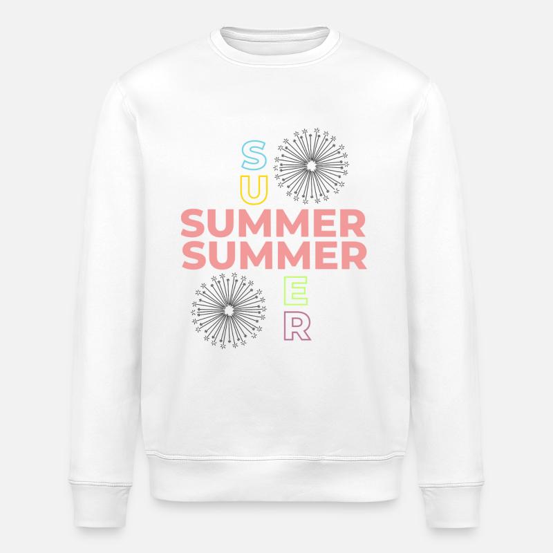 ÉTÉ ÉTÉ - Sweat bio ROLLER Stanley/Stella Unisexe - blanc