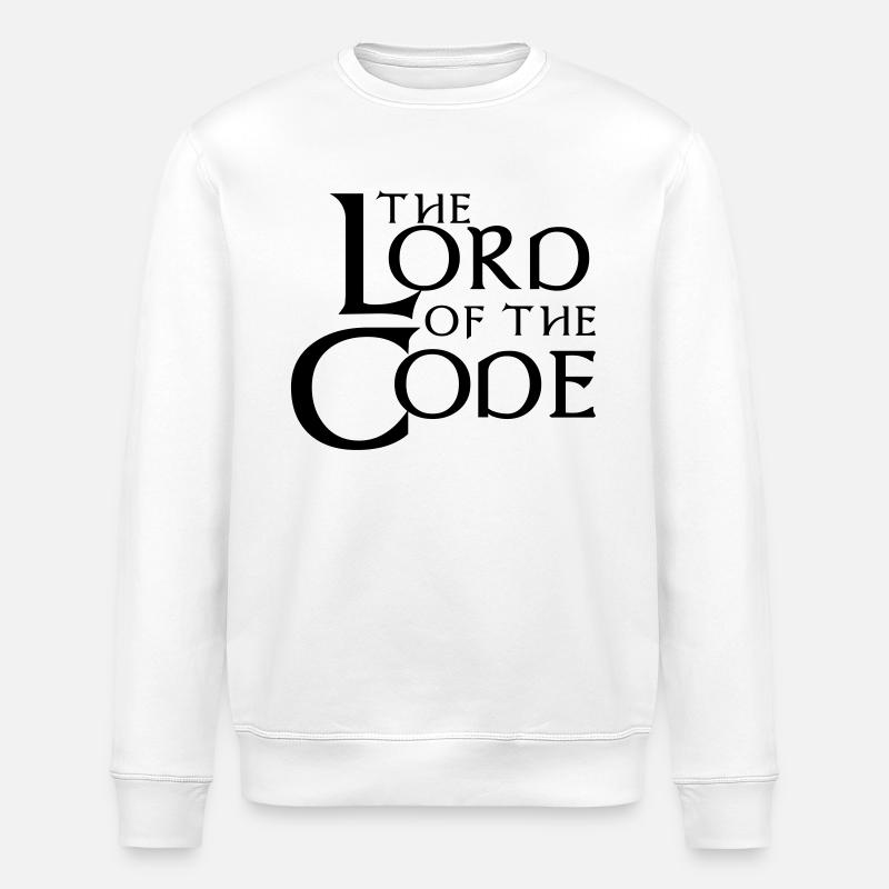 Le Seigneur du Code - Sweat bio ROLLER Stanley/Stella Unisexe - blanc