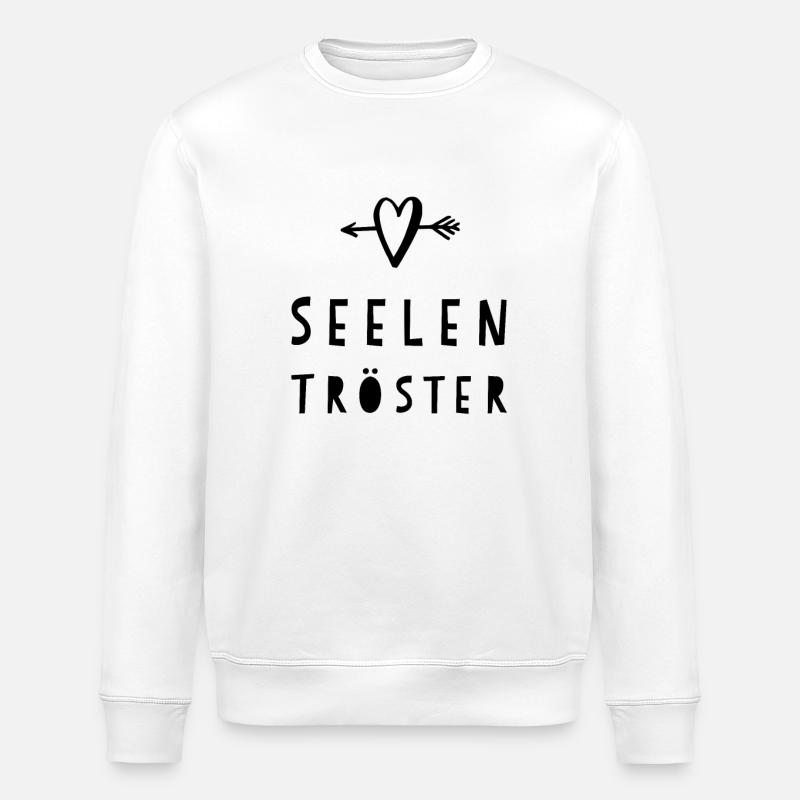 Seelentröster - Stanley/Stella Unisex Bio-Sweatshirt ROLLER - Weiß