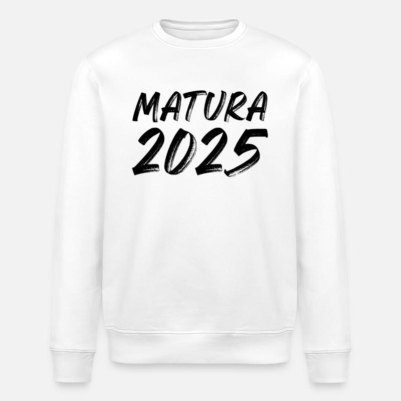 Matura 2025 - Stanley/Stella Unisex Bio-Sweatshirt ROLLER - Weiß