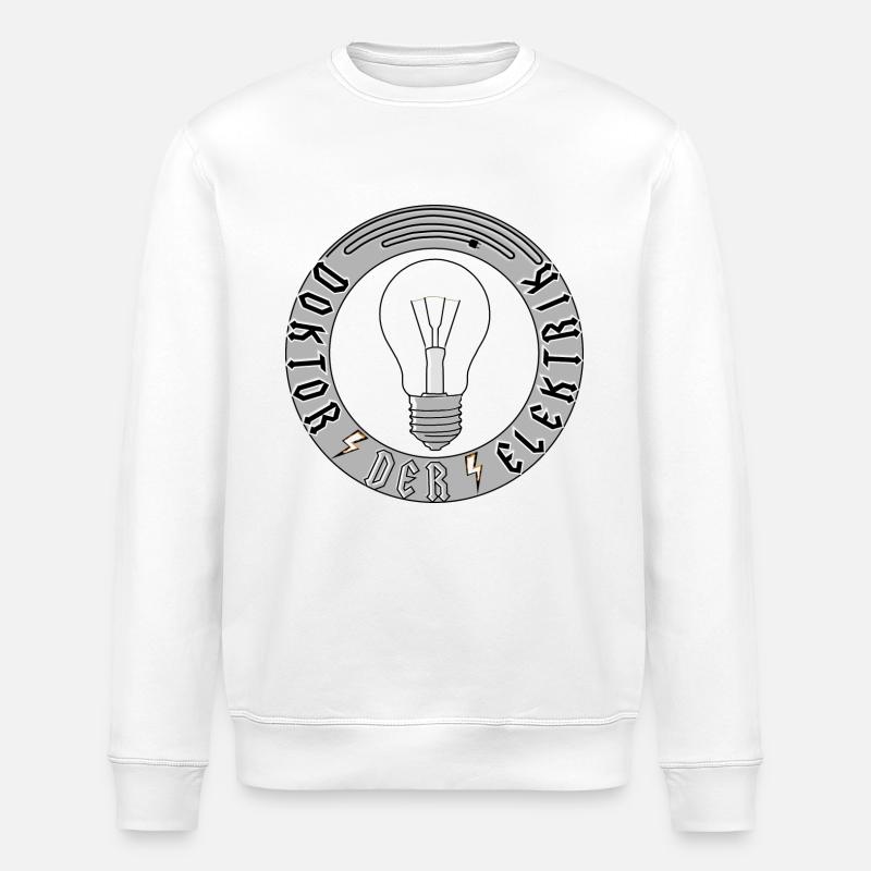 Doktor der Elektrik - Stanley/Stella Unisex Bio-Sweatshirt ROLLER - Weiß