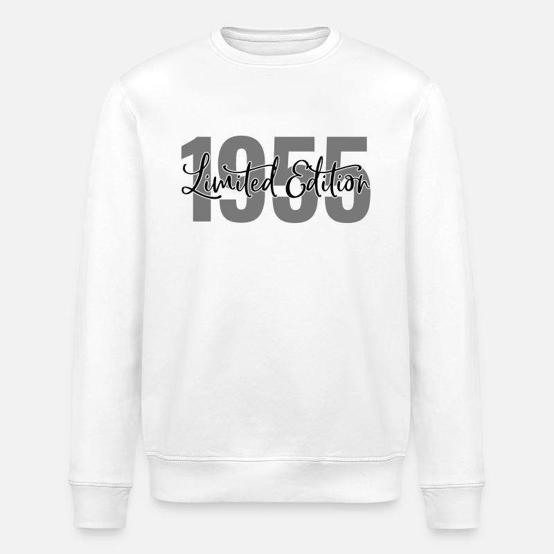 Limited edition 1955 - Stanley/Stella Unisex Bio-Sweatshirt ROLLER - Weiß