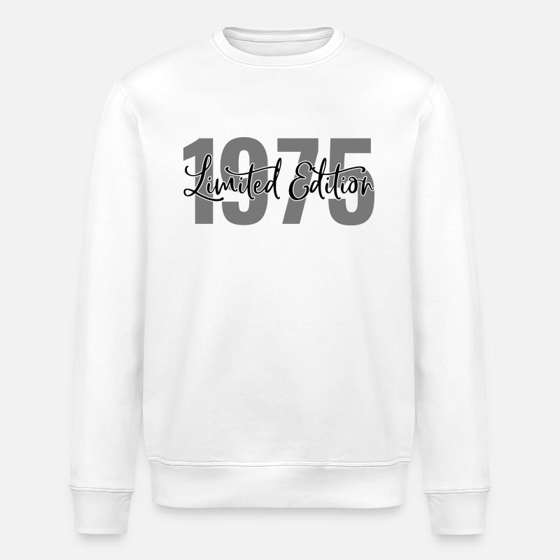 Limited edition 1975 - Stanley/Stella Unisex Bio-Sweatshirt ROLLER - Weiß