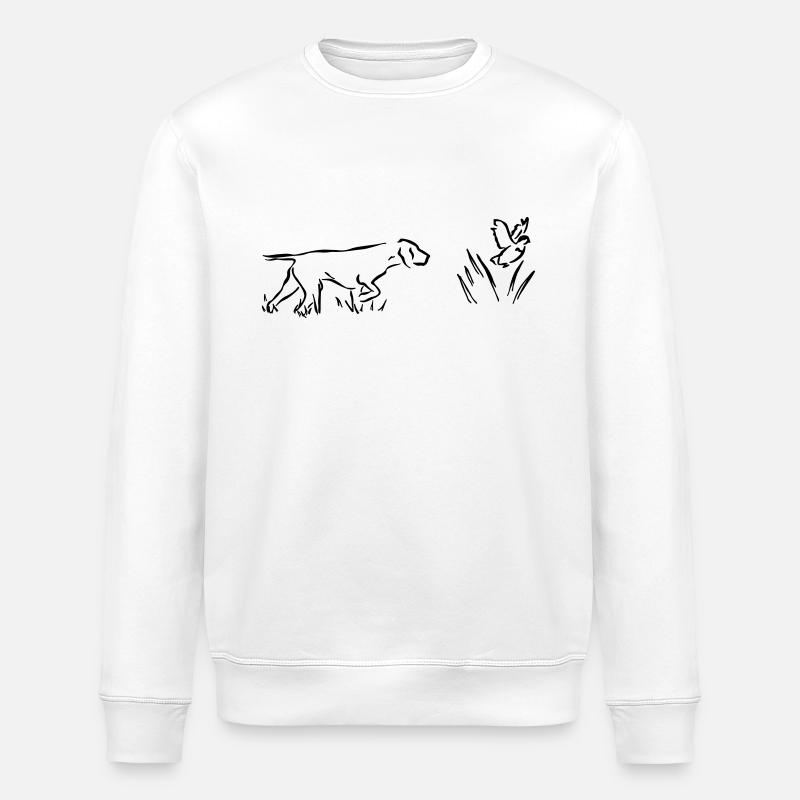 Standee - Stanley/Stella ROLLER Unisex Organic Sweatshirt - white