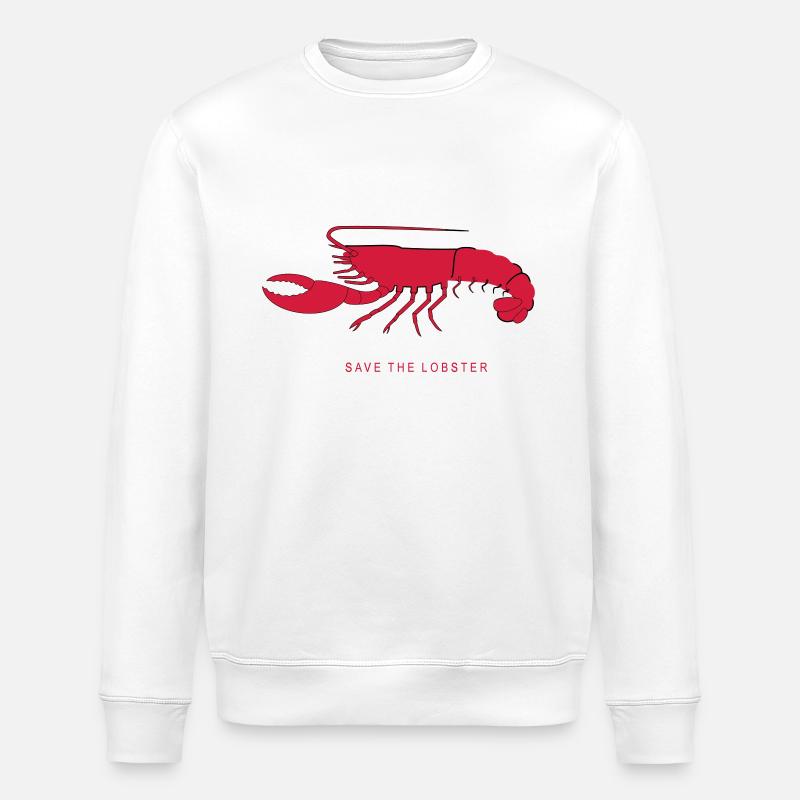 lobster - Stanley/Stella Unisex Bio-Sweatshirt ROLLER - Weiß