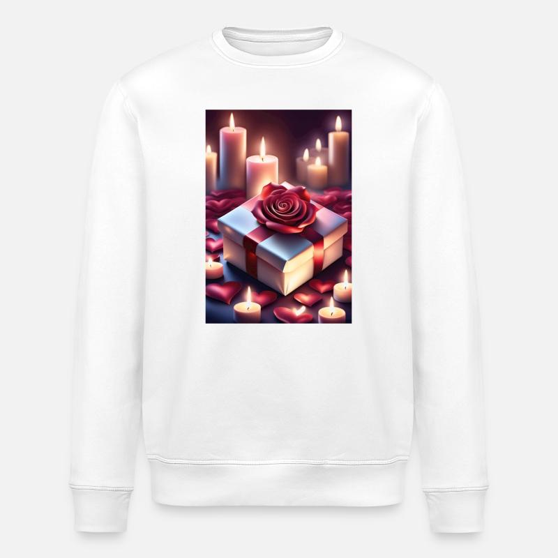 Schönes Geschenk - Stanley/Stella Unisex Bio-Sweatshirt ROLLER - Weiß