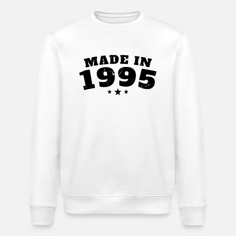 Fabriqué en 1995 - Sweat bio ROLLER Stanley/Stella Unisexe - blanc
