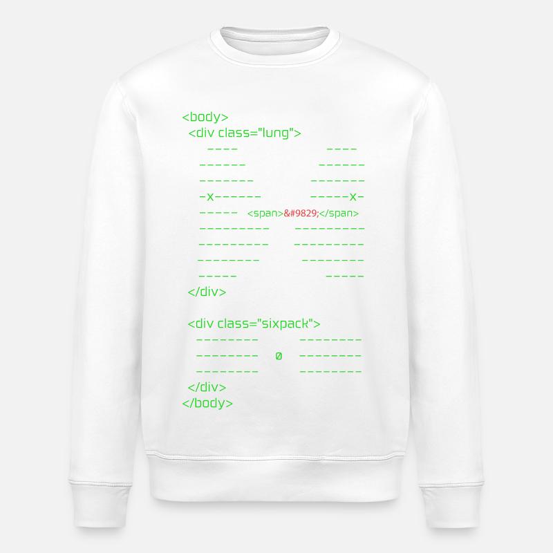 Corps HTML - Sweat bio ROLLER Stanley/Stella Unisexe - blanc