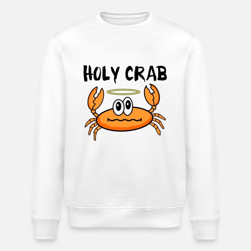 Heilige Krabbe - Stanley/Stella Unisex Bio-Sweatshirt ROLLER - Weiß