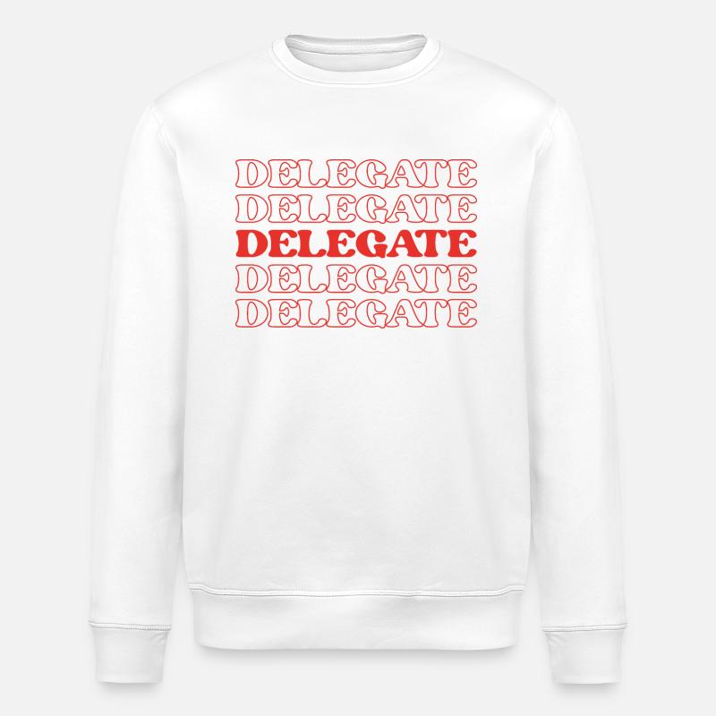 Delegierter Vertreter Stellvertretender Sprecher - Stanley/Stella Unisex Bio-Sweatshirt ROLLER - Weiß