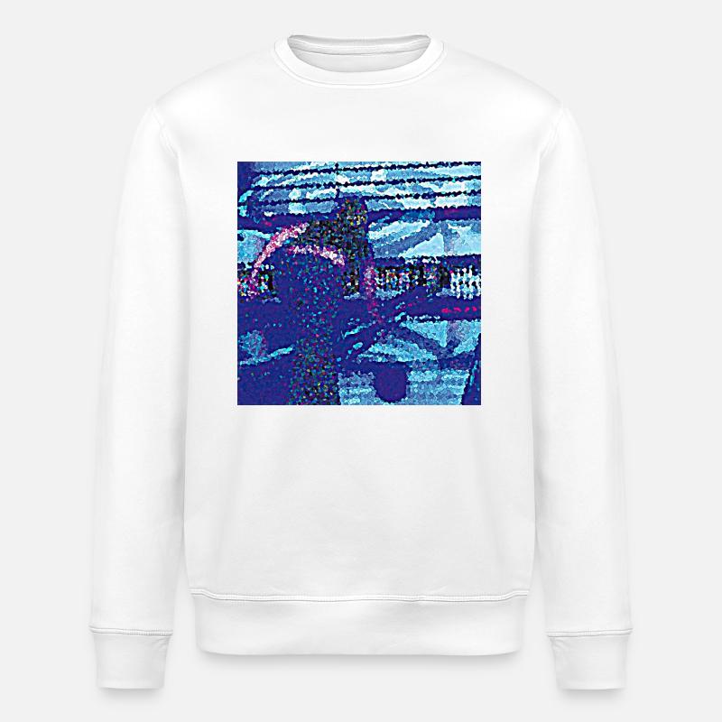 Bowling-Spiel - Stanley/Stella Unisex Bio-Sweatshirt ROLLER - Weiß