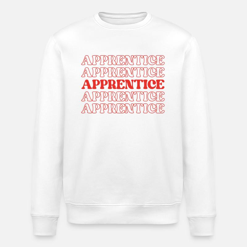 Apprentice Trainee Apprentice Novice Learner - Stanley/Stella ROLLER Unisex Organic Sweatshirt - white