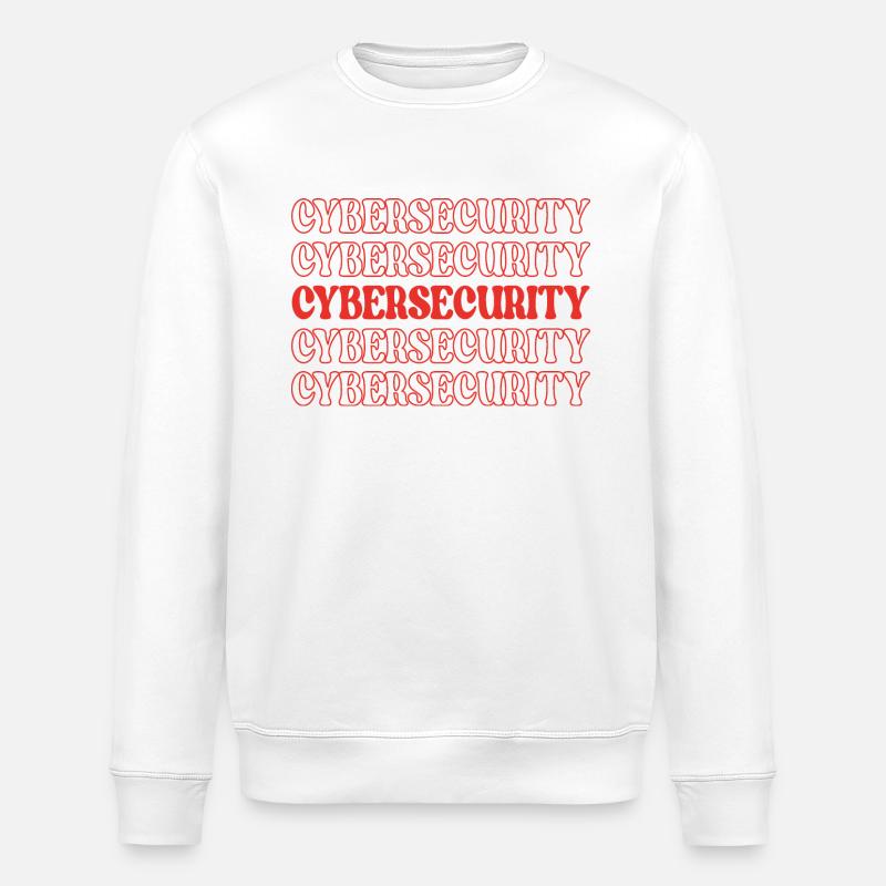 Cybersecurity It Security Internet Security - Stanley/Stella ROLLER Unisex Organic Sweatshirt - white