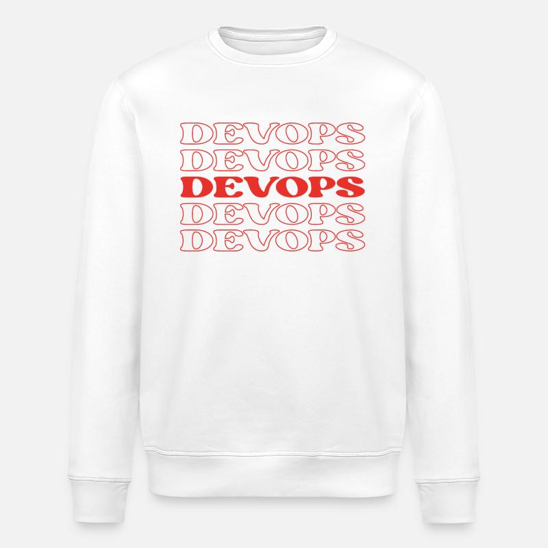 Devops Développeur Opérations Ingénieur Devops - Sweat bio ROLLER Stanley/Stella Unisexe - blanc