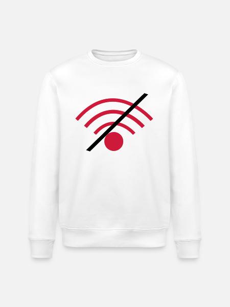 No WLAN - Stanley/Stella ROLLER Unisex Organic Sweatshirt - white