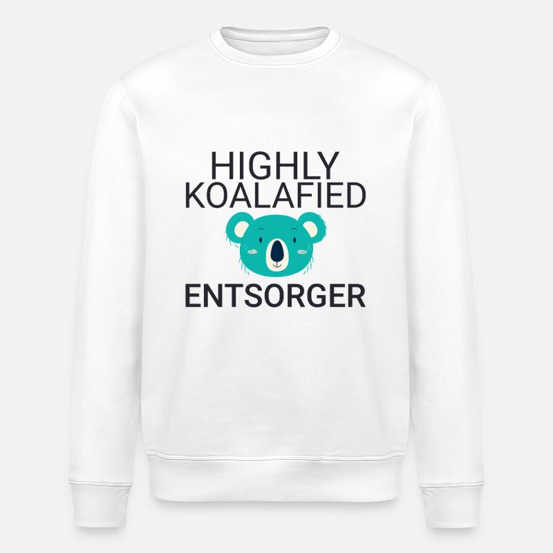 Entsorger Koalafied - Stanley/Stella Unisex Bio-Sweatshirt ROLLER - Weiß