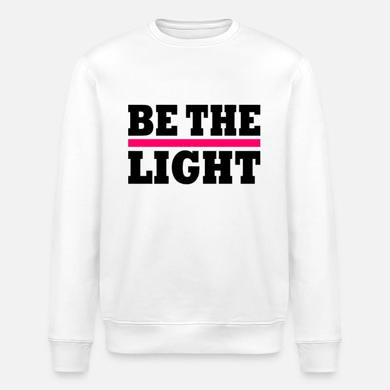 Be the light - Stanley/Stella Unisex Bio-Sweatshirt ROLLER - Weiß