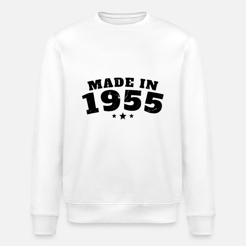 Fabriqué en 1955 - Sweat bio ROLLER Stanley/Stella Unisexe - blanc