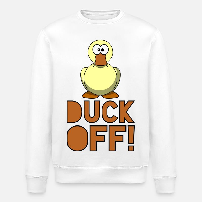 Esquivez-vous! Pourrissez avec du canard! # - Sweat bio ROLLER Stanley/Stella Unisexe - blanc